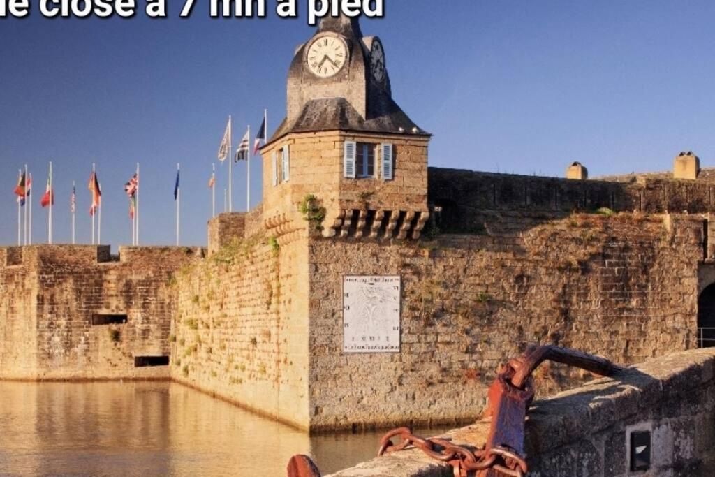 콩카르노 Le Perchoir, Belle Vue Mer 아파트 외부 사진