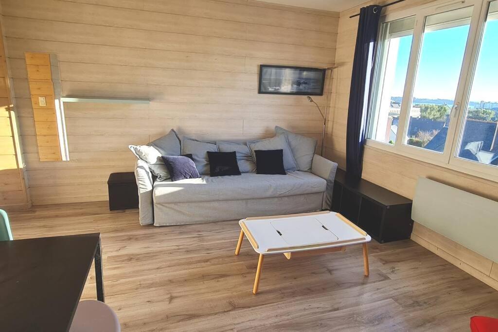 콩카르노 Le Perchoir, Belle Vue Mer 아파트 외부 사진