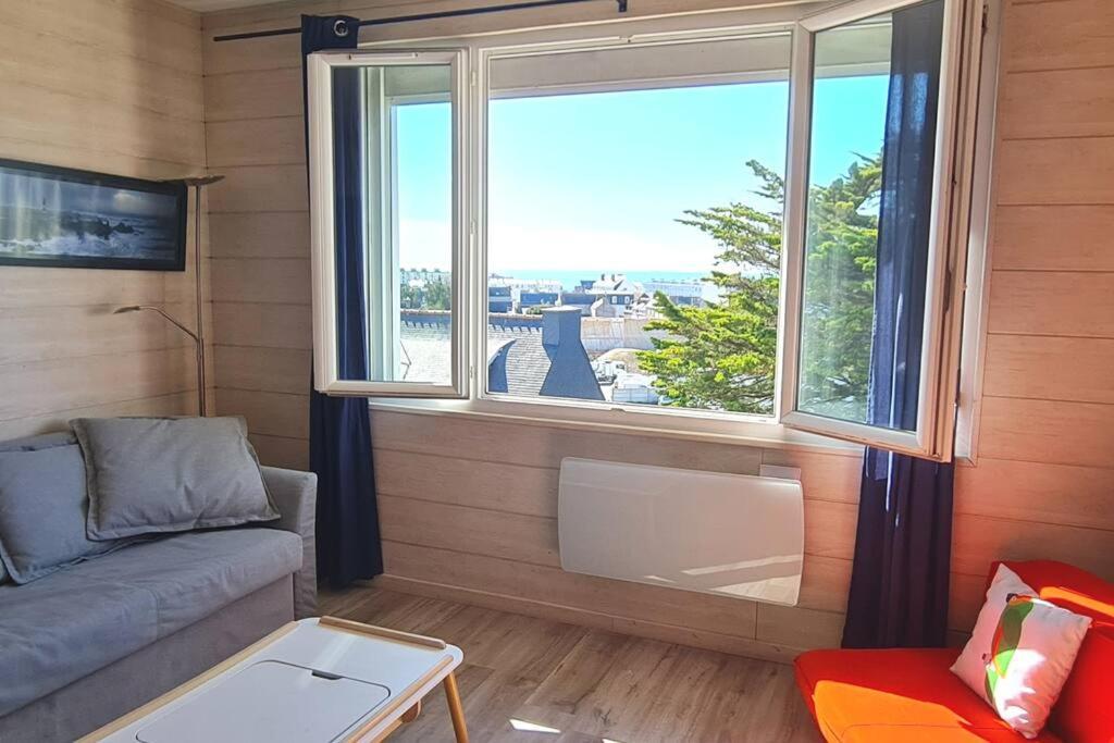 콩카르노 Le Perchoir, Belle Vue Mer 아파트 외부 사진